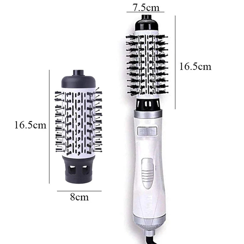 360° Rotating Hot Air Brush 2-in-1 Ionic Ceramic Hair Styler