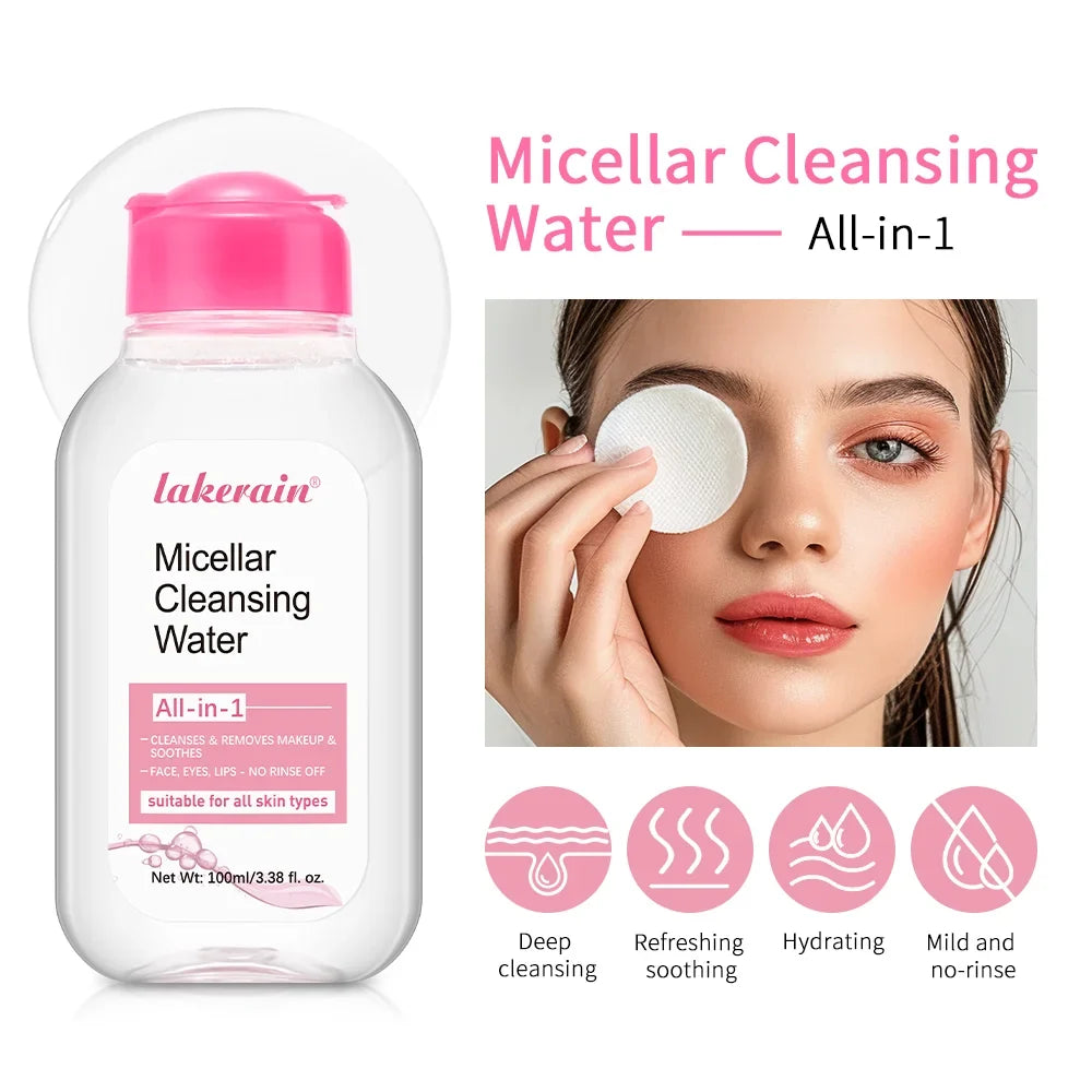 100ml Micellar Cleansing Water – Gentle Makeup Remover & Hydrator