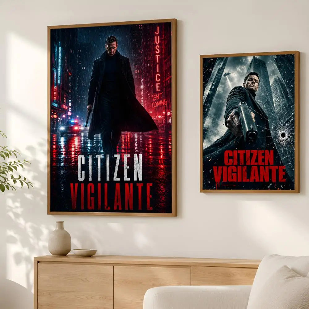 Citizen Vigilante Movie Poster – Self-Stick HD PVC Wall Art