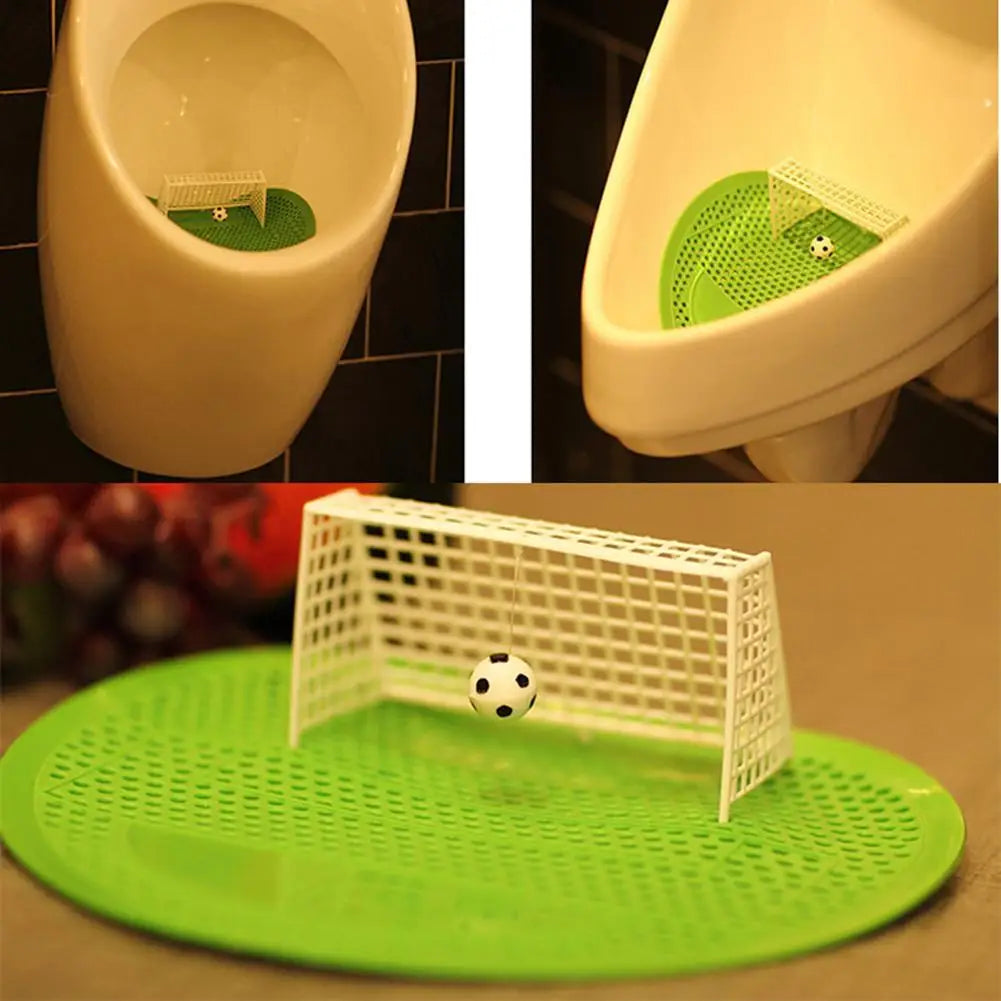 Football Goal Urinal Mat – Deodorizing Splash Guard Insert