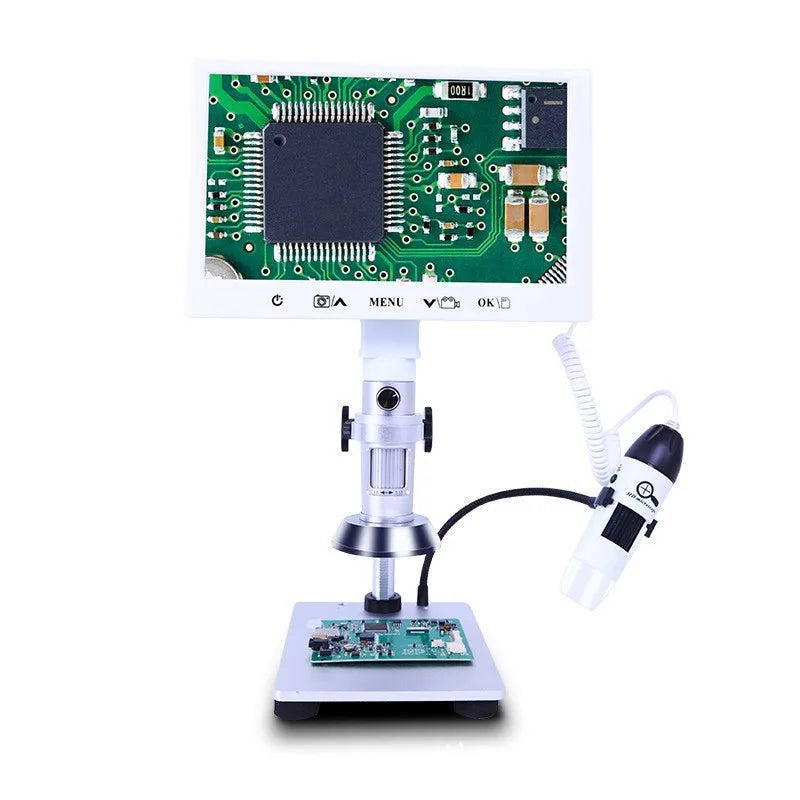 Dual Lens HD Digital Video Microscope – 500X Industrial
