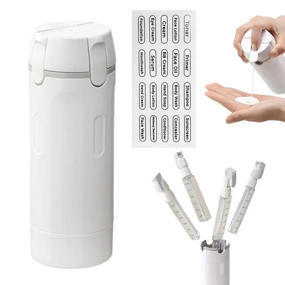 4-in-1 Leakproof Travel Dispenser Bottles – TSA Approved