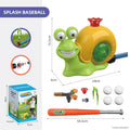 2-in-1 Snail Water Sprinkler Baseball Toy | 360° Rotating