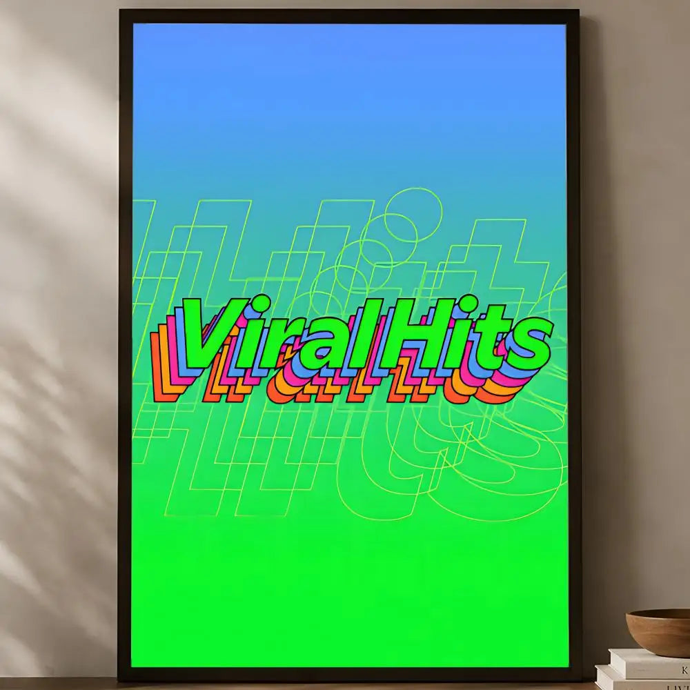 Self-Stick HD PVC Wall Art Poster – Waterproof Home Décor