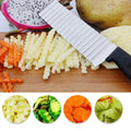 Stainless Steel Crinkle Wavy Slicer – French Fry & Veggie Cutter
