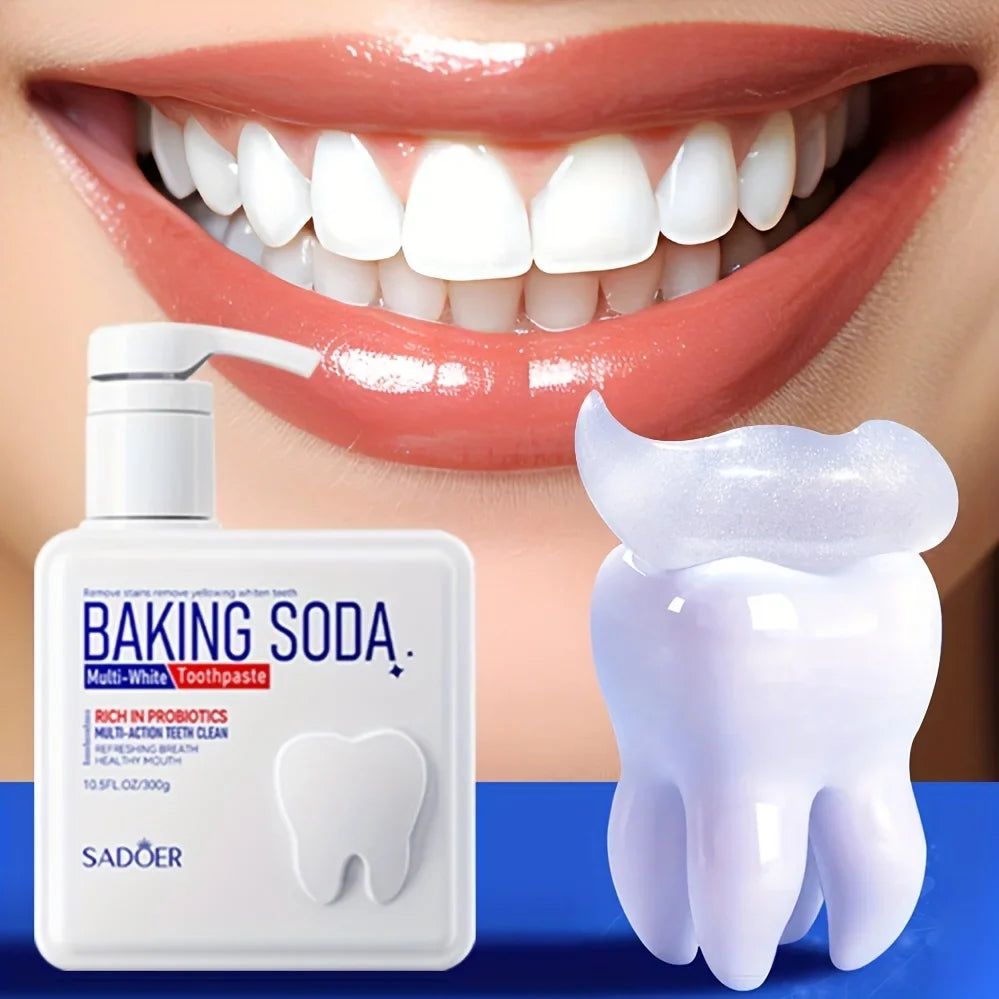Baking Soda Probiotic Pump Toothpaste – Whitening 300g