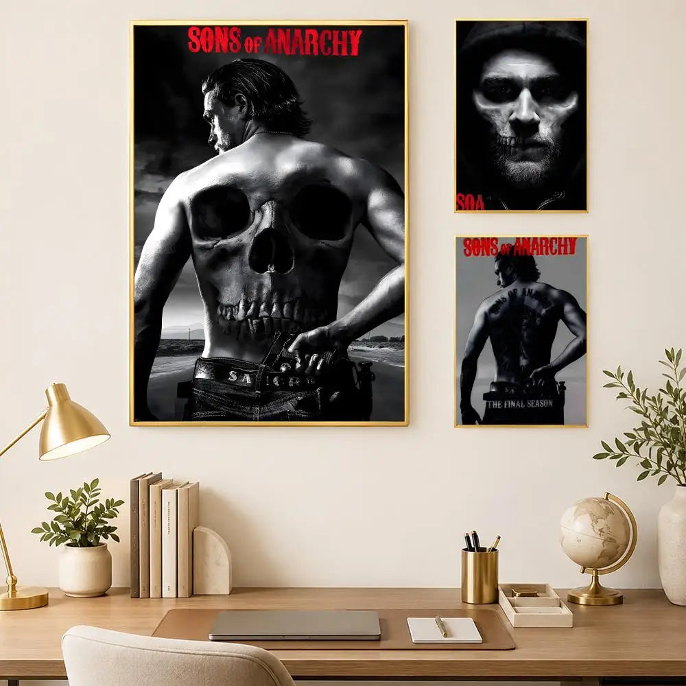 Sons of Anarchy Self-Stick HD PVC Wall Poster – Waterproof