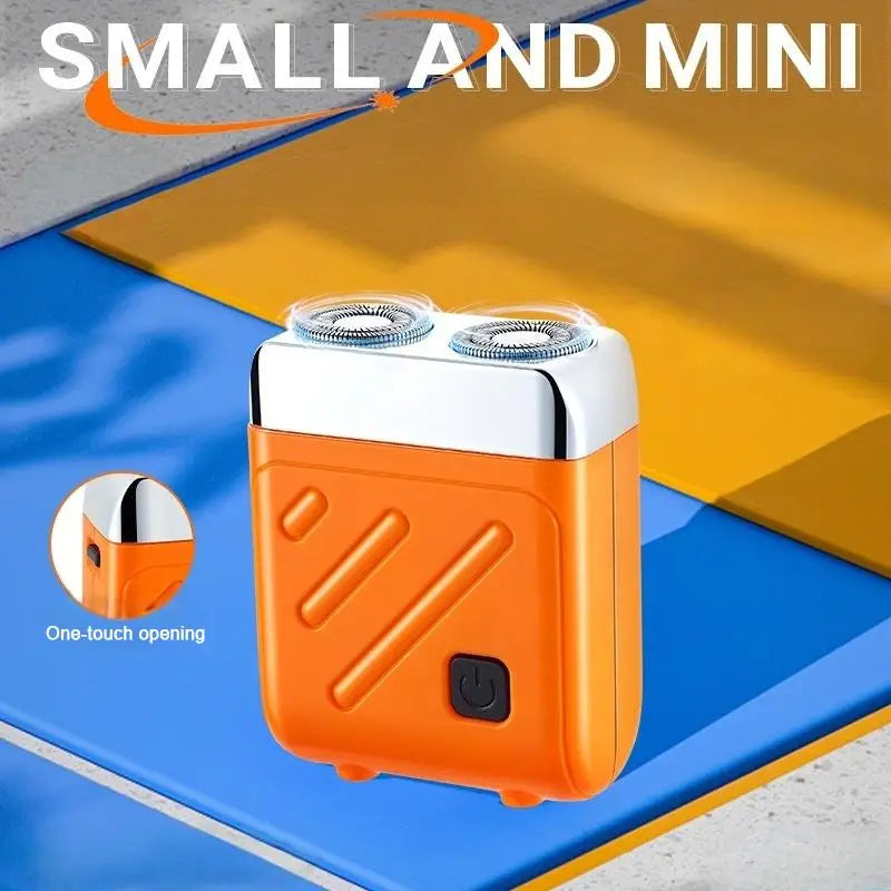 Portable Mini Rotary Electric Shaver for Men – USB-C Rechargeable