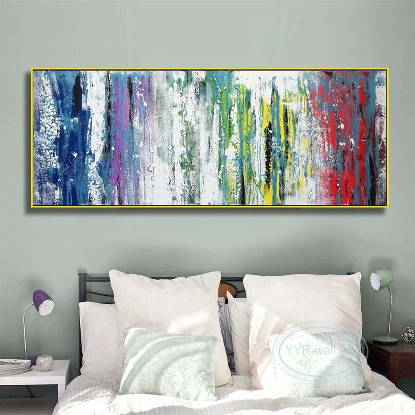 Abstract Hand-Painted Oil Painting on Canvas | Custom Wall Art