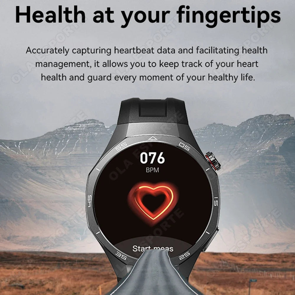 Smart Watches Men Women 1 5 360 HD Screen 330mAh Battery Heart Rate