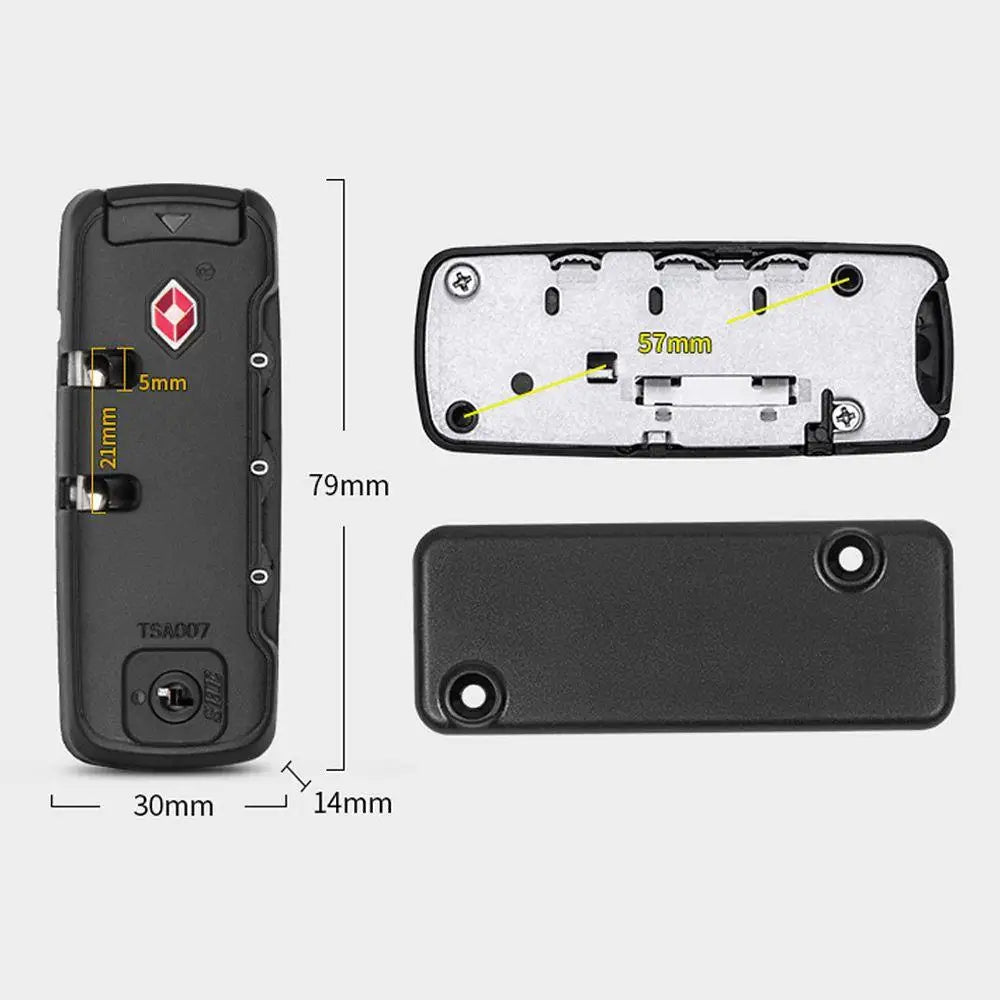TSA Customs Password Lock Multi-purpose 3-digit Combination Travel