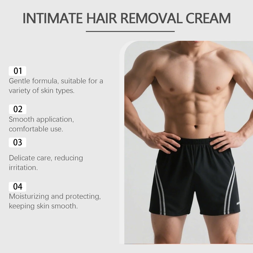 East Moon Men's Hair Removal Cream – Gentle & Non-Irritating