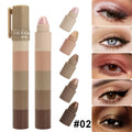 Fit Colors 5-in-1 Waterproof Shimmer Eyeshadow Stick – 5 Shades