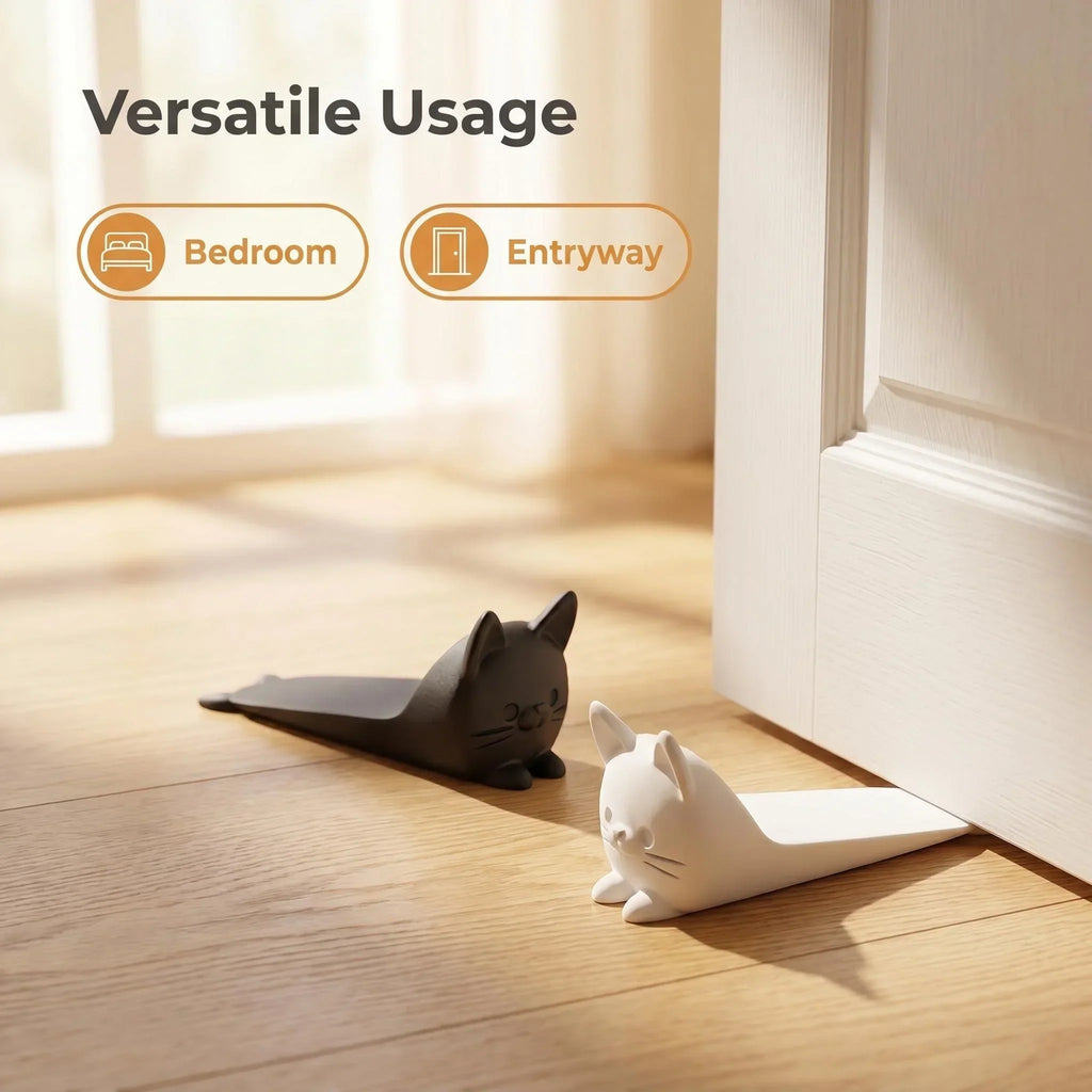 Cute Kawaii Door Stopper – Non-Slip Heavy Duty Floor Wedge