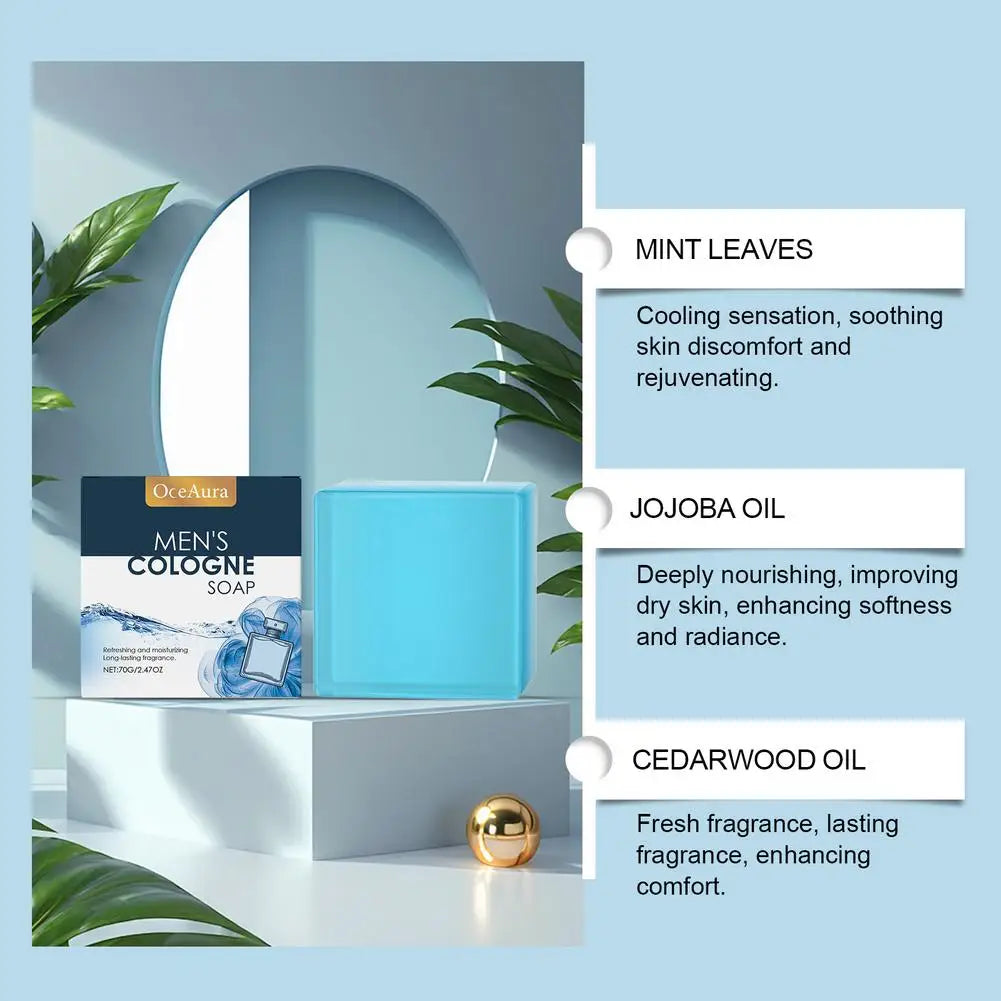 Men's Natural Handmade Bar Soap – Cleanse, Moisturize & Exfoliate