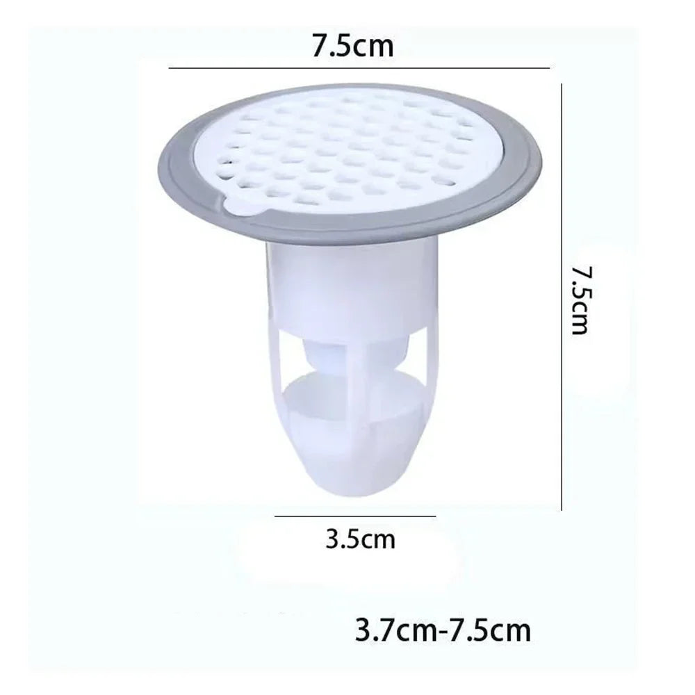Bath Shower Floor Drain Strainer Cover Plug Trap Silicone Anti-odor
