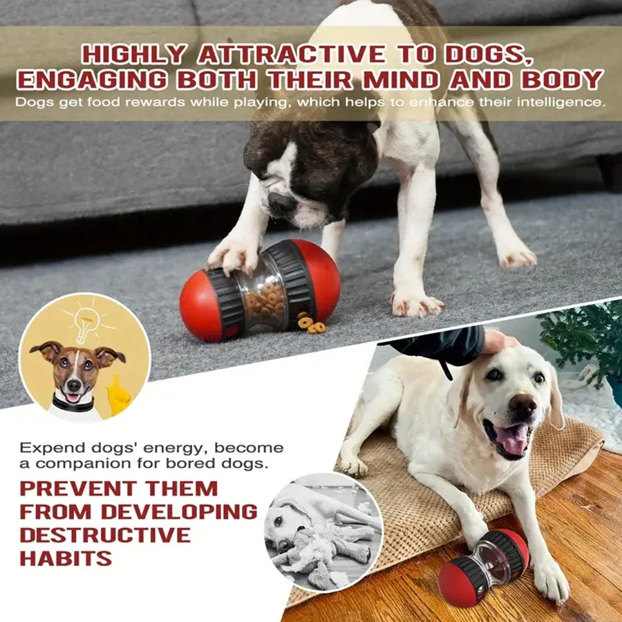 Interactive Dog Snack Dispenser & Slow Feeder Toy – All Breeds