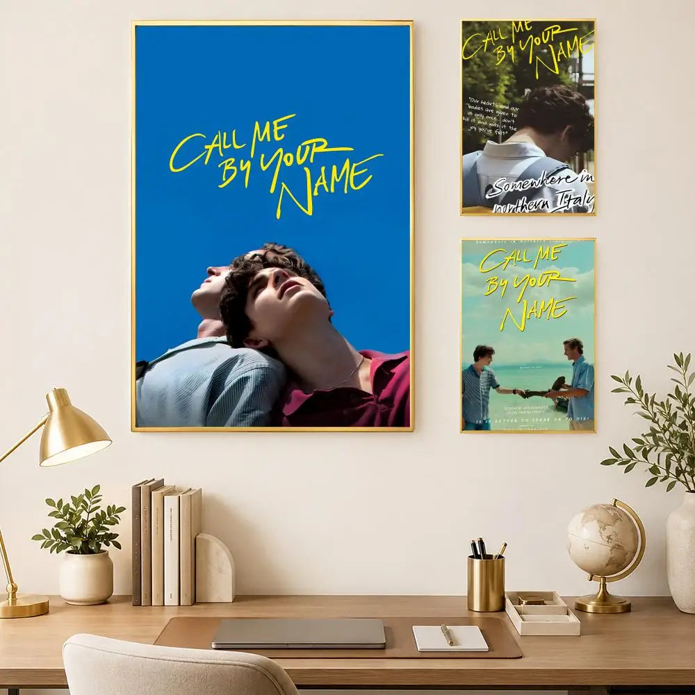 Call Me by Your Name Movie Poster – HD Self-Stick PVC Wall Art