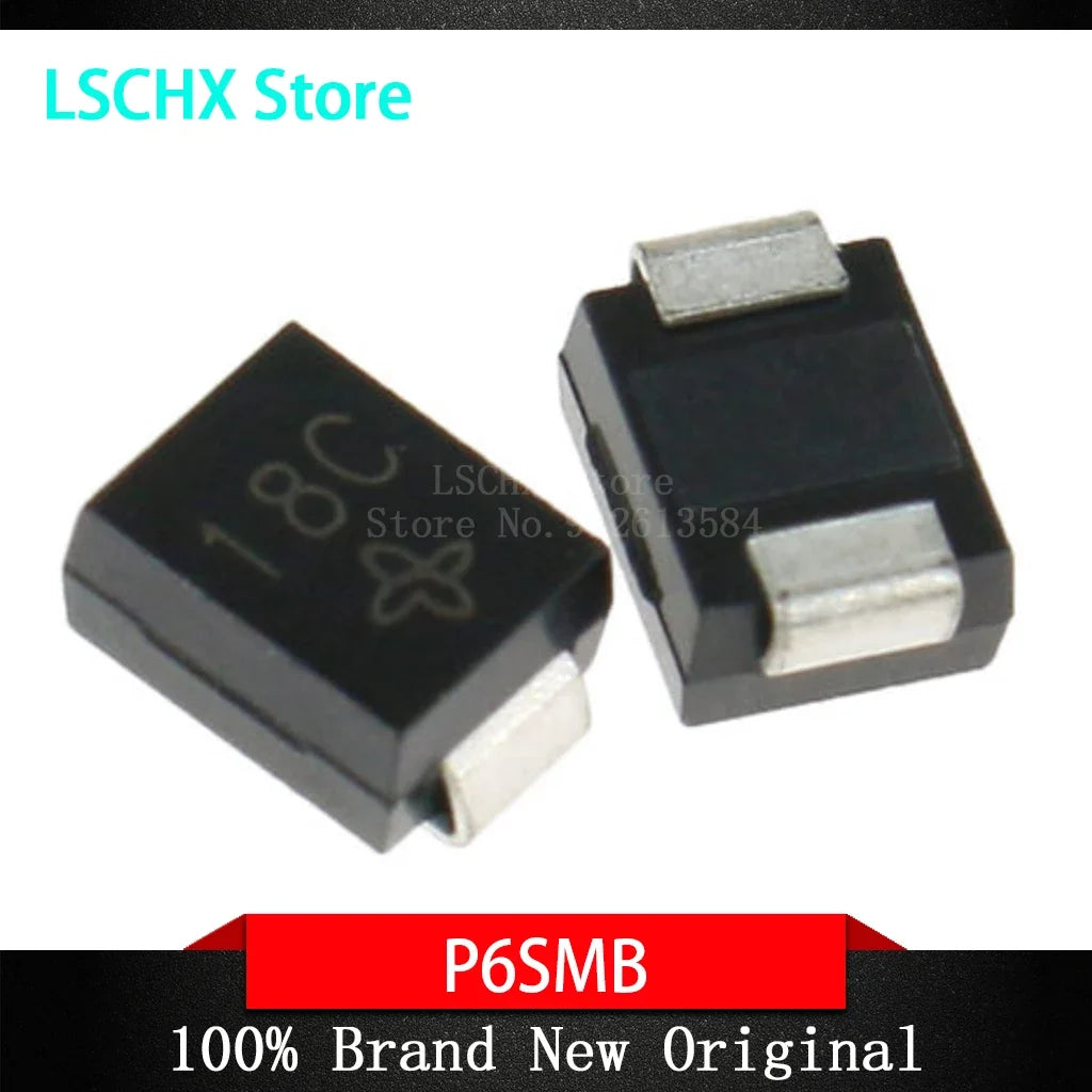 50PCS SMB TVS Diodes P6SMB16A P6SMB18A P6SMB20A Series Pack