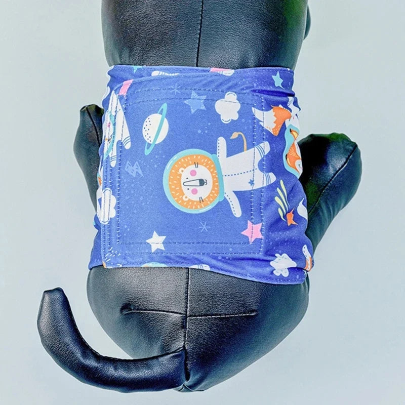 Washable Reusable Pet Diapers for Puppies & Kittens