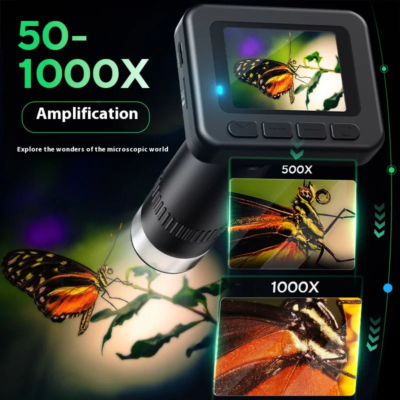 Portable Handheld Optical Microscope 500X – Student Science Toy