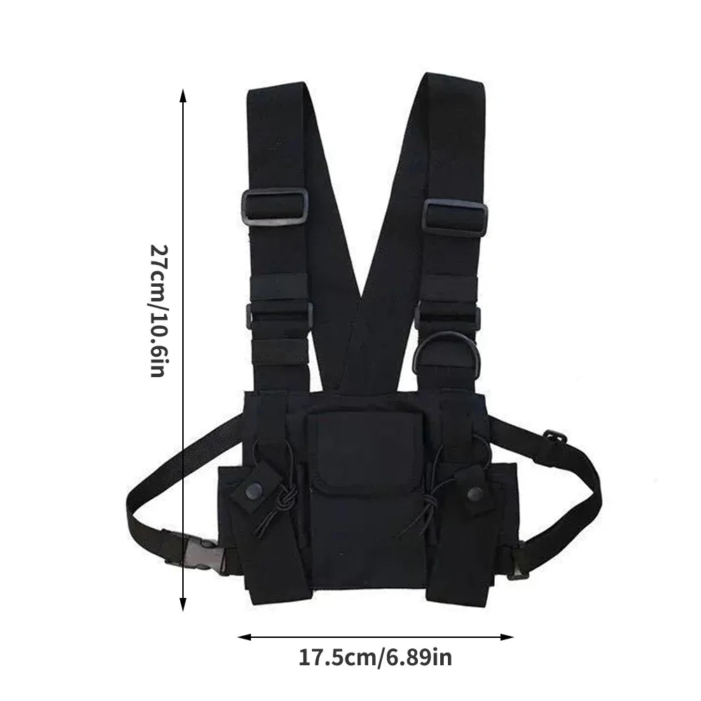 Tactical Chest Rig Bag – Unisex Hip Hop Streetwear Waist Pack