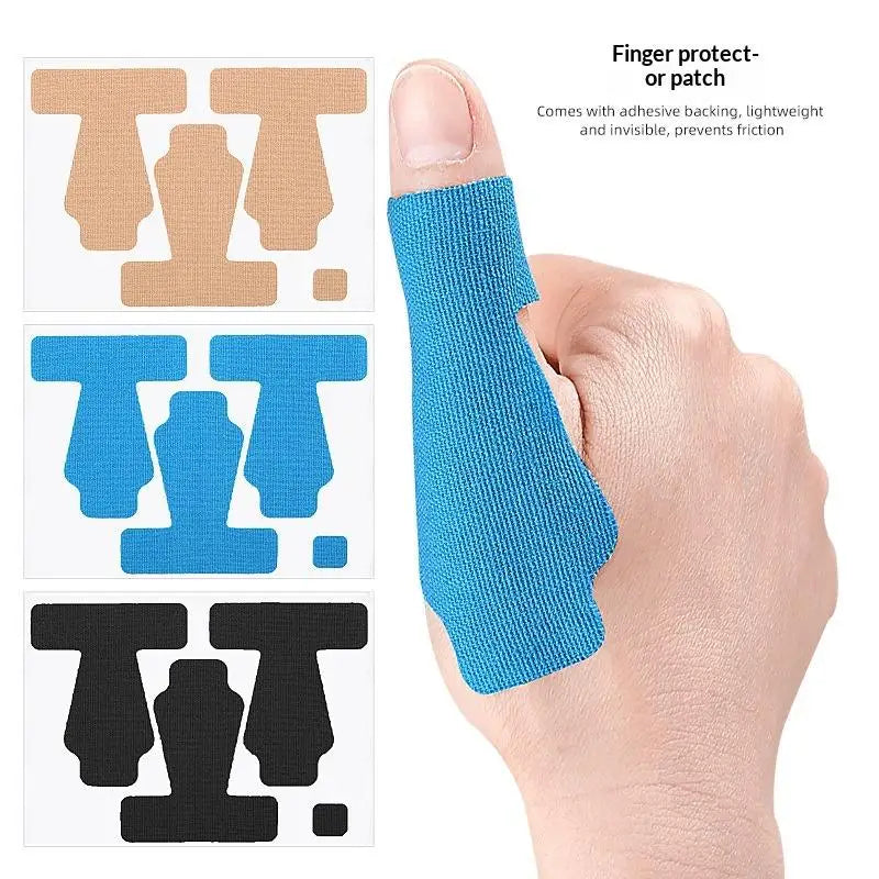 Precut Elastic Thumb Support Tape – 10 Sets | Flexible Wrap