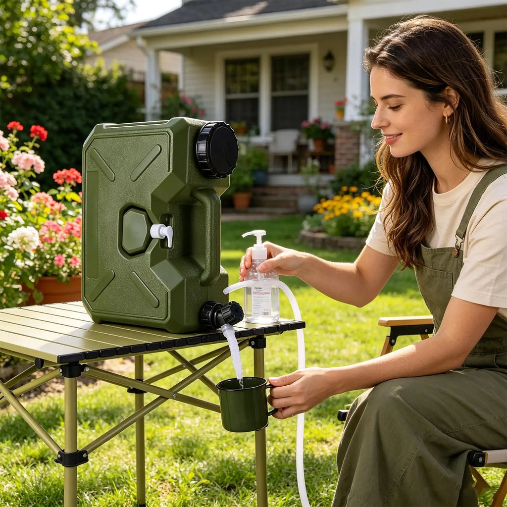 Water Tank Portable Multifunction No Leakage Container Spigot
