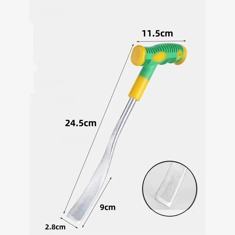 T-Handle Garlic Digging Shovel | Carbon Steel Garden Trowel
