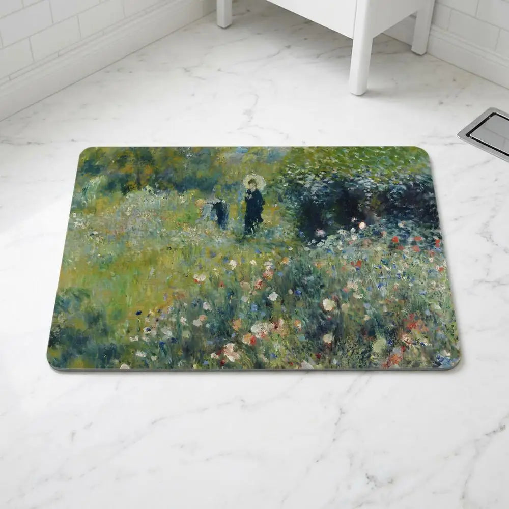 Diatomite Bath Mat – Quick Dry, Non-Slip Absorbent Floor Mat