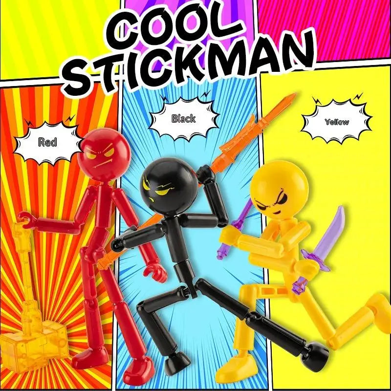 3D Printed Stickman Action Figure – DIY Multi-Jointed Robot Toy