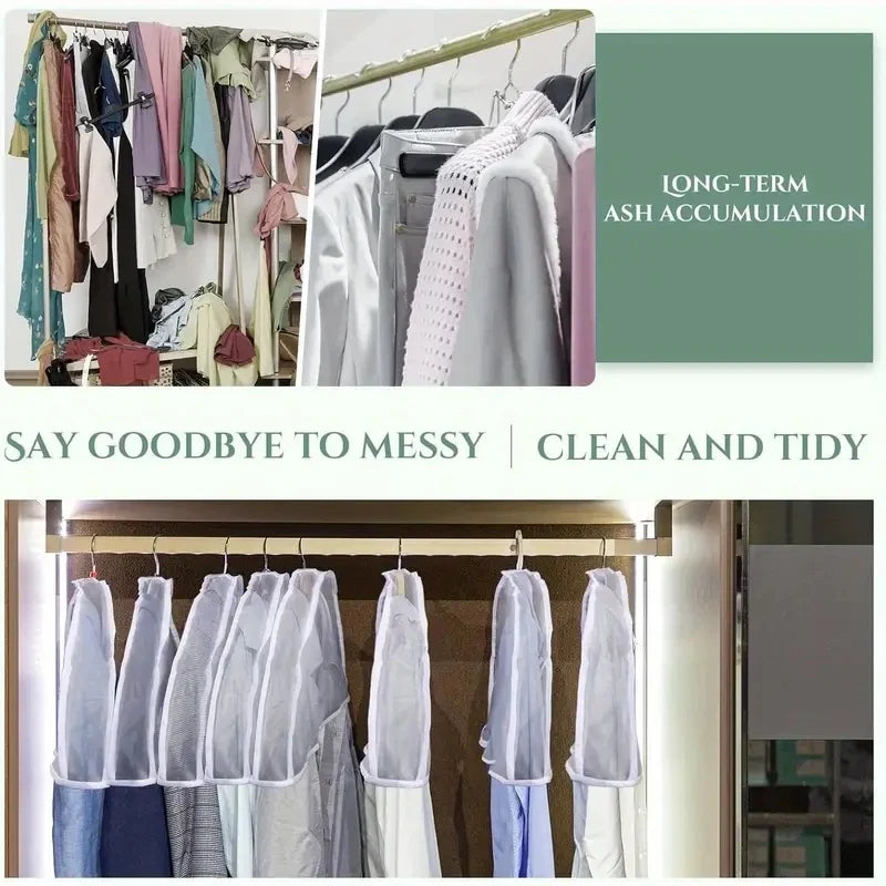 Waterproof Hanging Clothes Dust Cover | PEVA Garment Bag