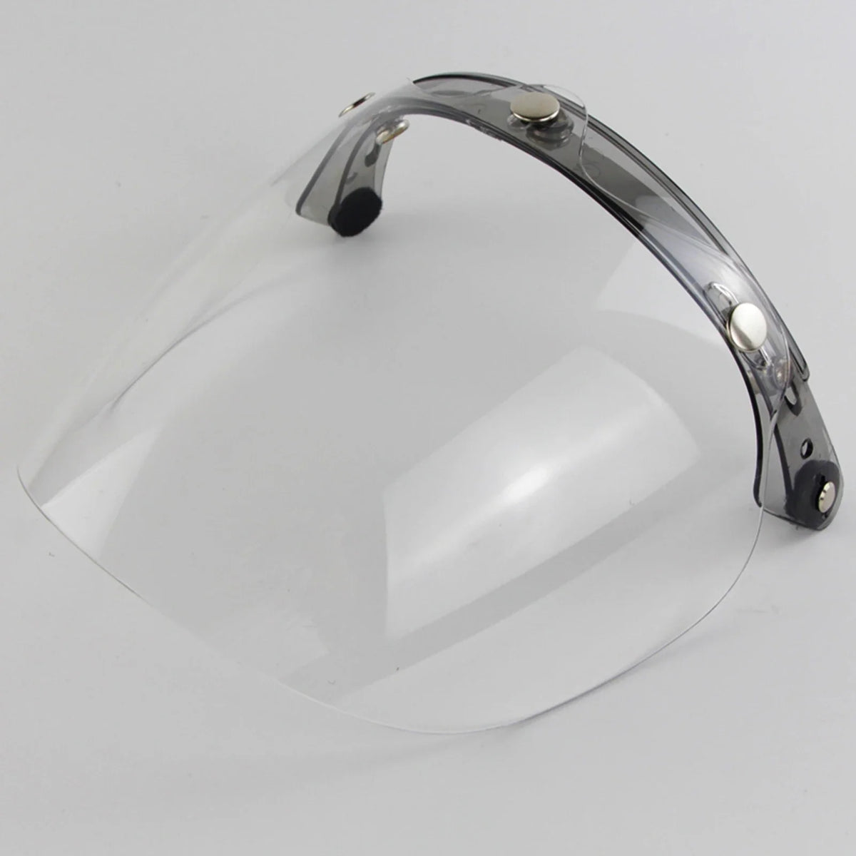 3-Snap Bubble Visor Open Face Motorcycle Helmet | Anti-UV Lens