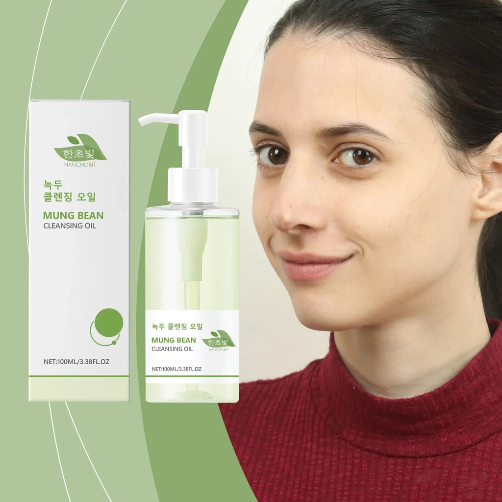 Mung Bean Cleansing Oil – Face, Eye & Lip Makeup Remover 100ml