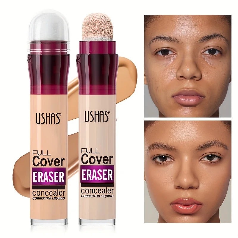 USHAS Sponge Tip Liquid Concealer – Long-Lasting, All Skin Types