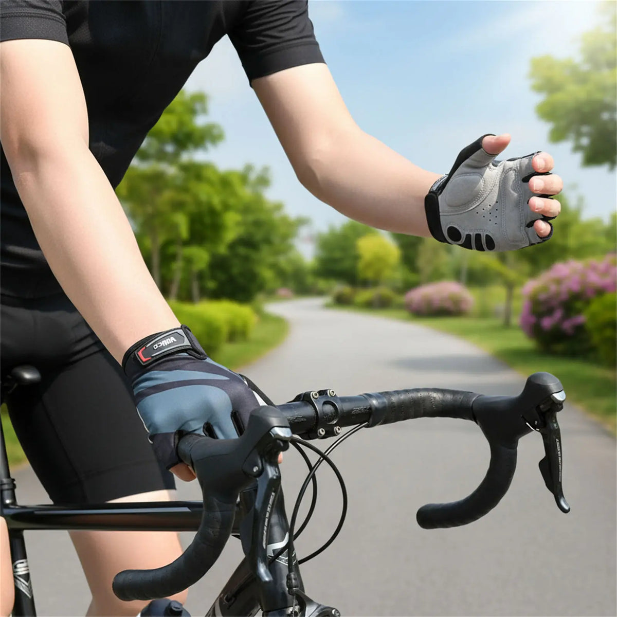 Half Finger Cycling Gloves – Anti-Slip & Shock-Absorbing Unisex