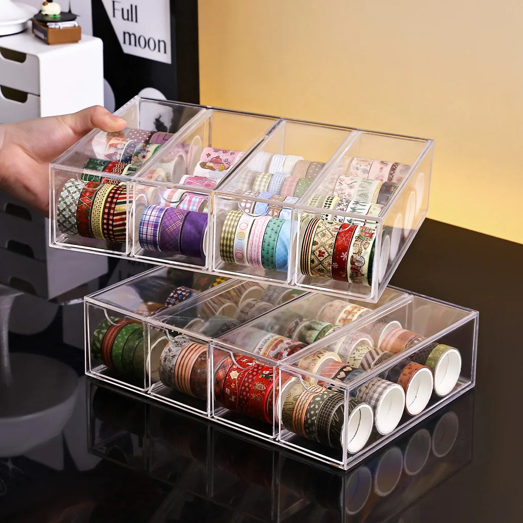 Drawer Sticker Hand Account Countertop Storage Box Stackable