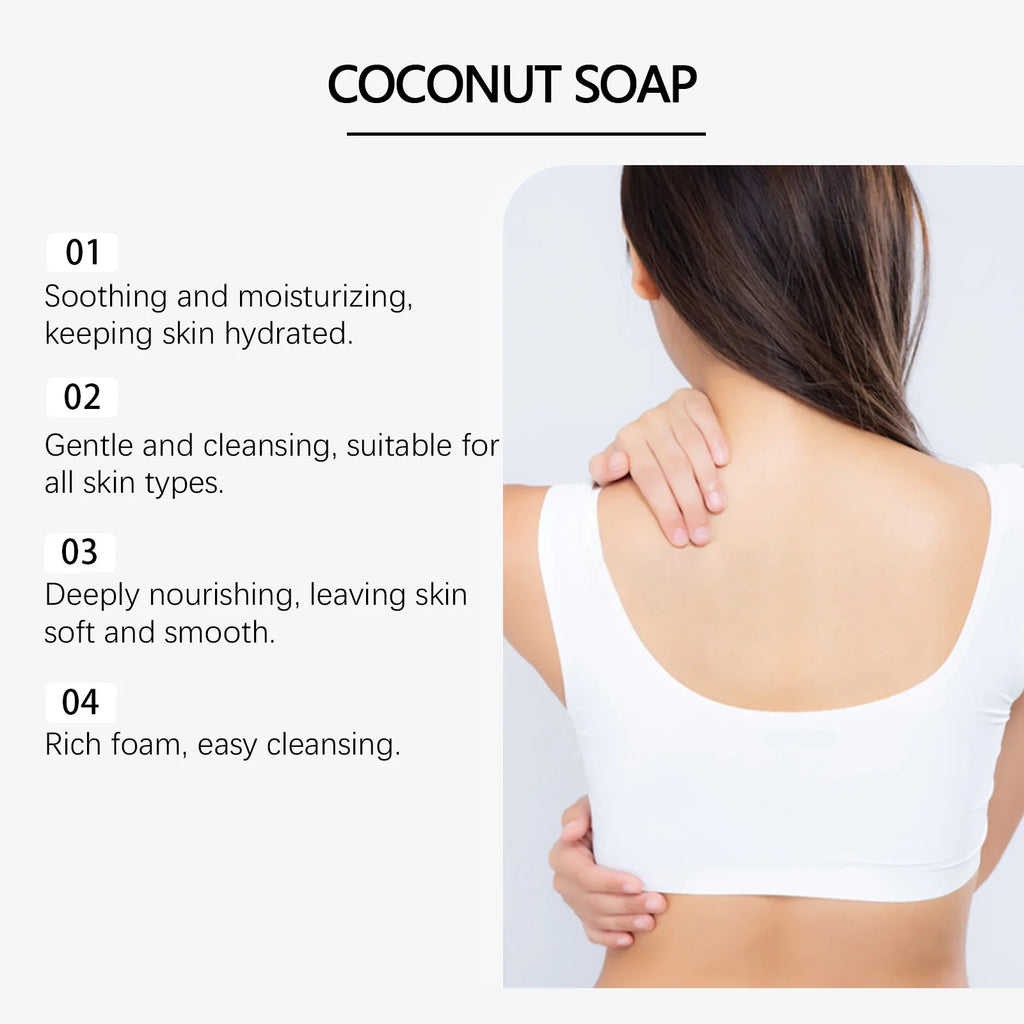 OceAura Coconut Oil Exfoliating Soap | Deep Cleanse & Hydration