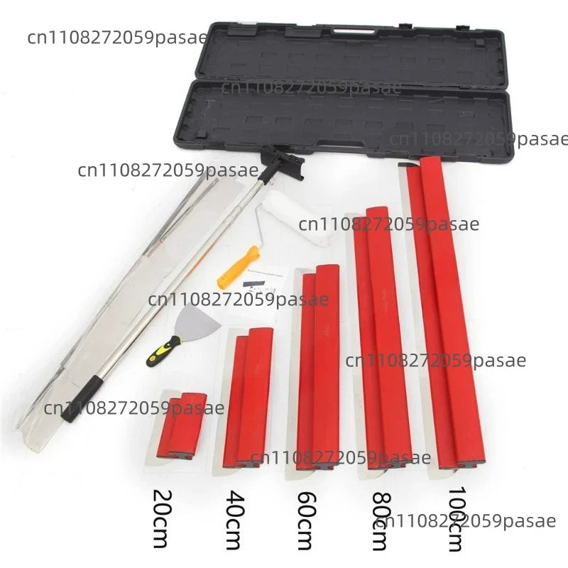 Large Wall Scraper Set – 20/60/80/100cm Stainless Steel Blades