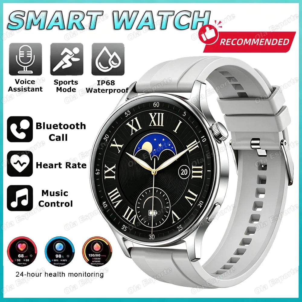 2026 Men's Smart Watch Women's HD Full Touch Screen Sports Fitness