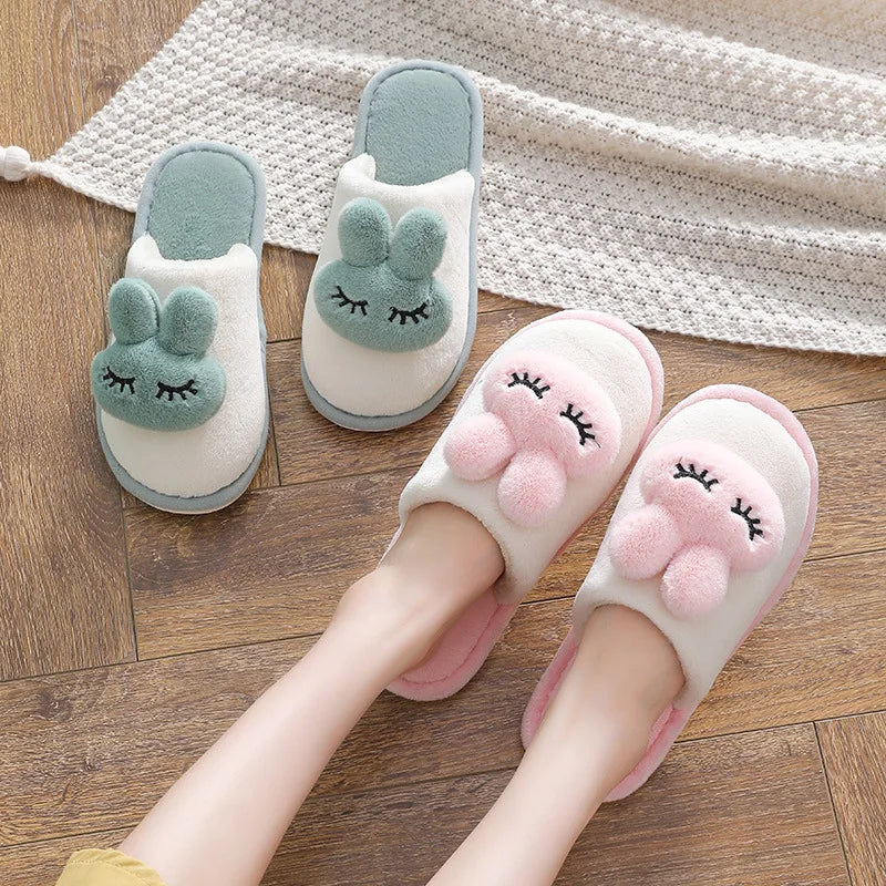 Women's Bow Slippers – Soft Warm Indoor House Shoes