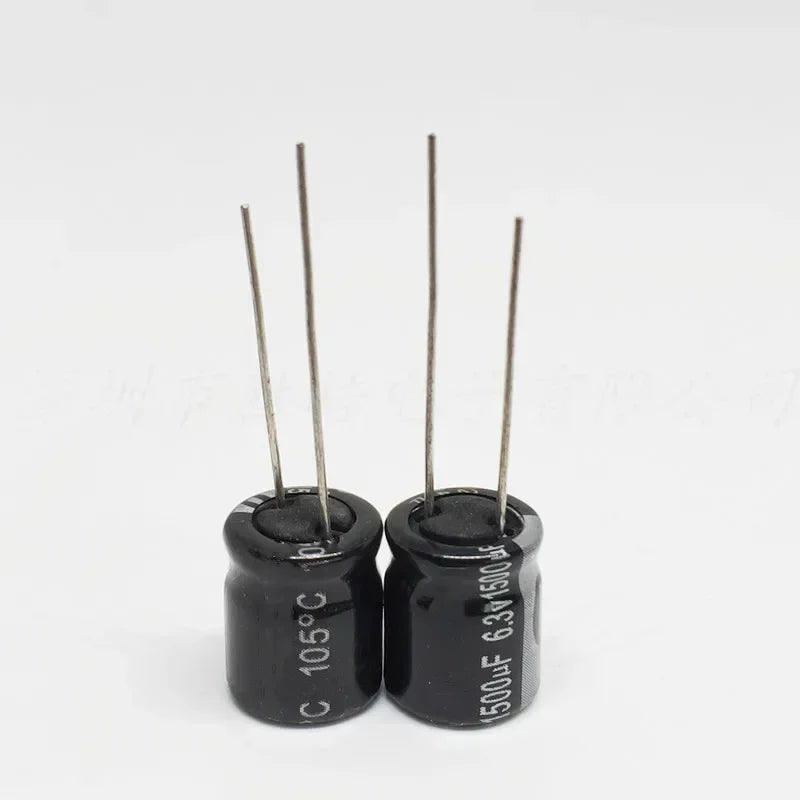 NioCen 6.3V 1500µF Audio Electrolytic Capacitors 8x20mm 30-50 PCS