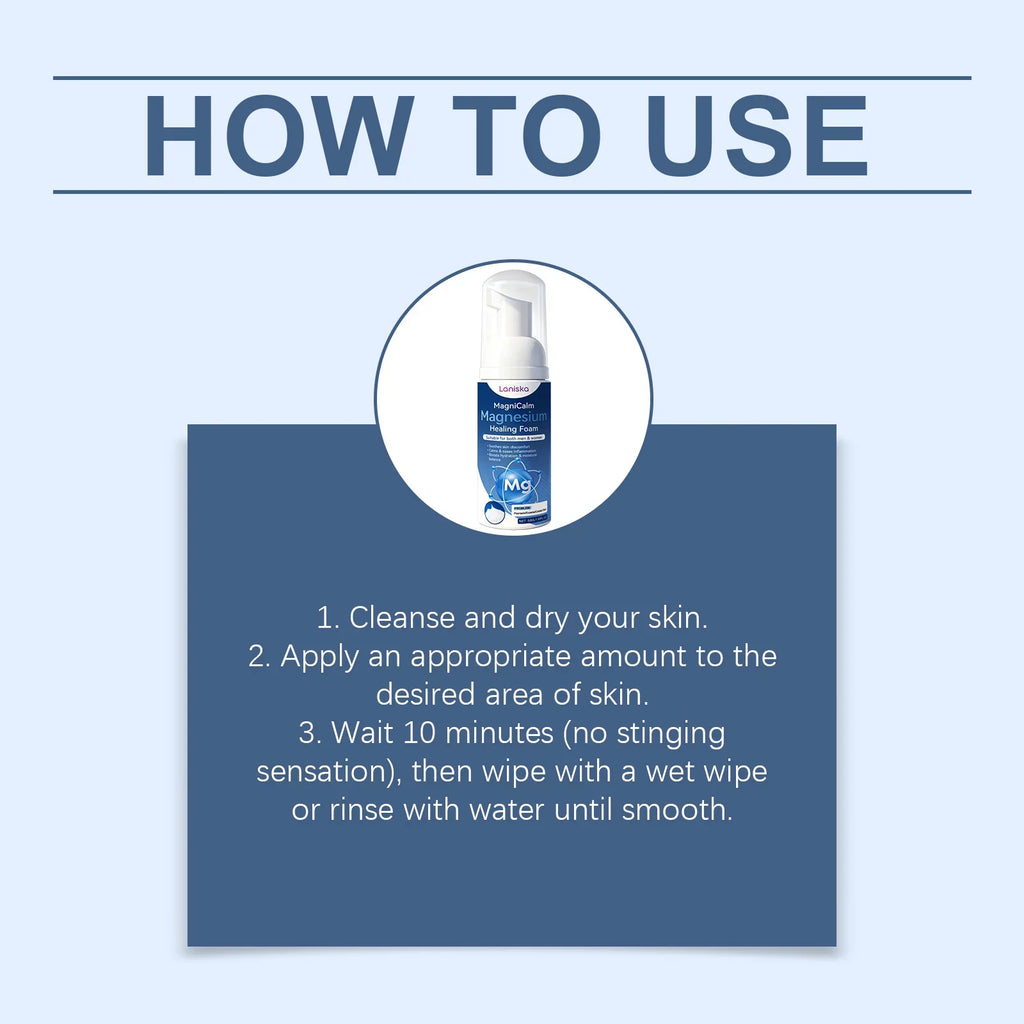 Magnesium Soothing Foam Moisturizing Anti-sensitivity Relieve Redness