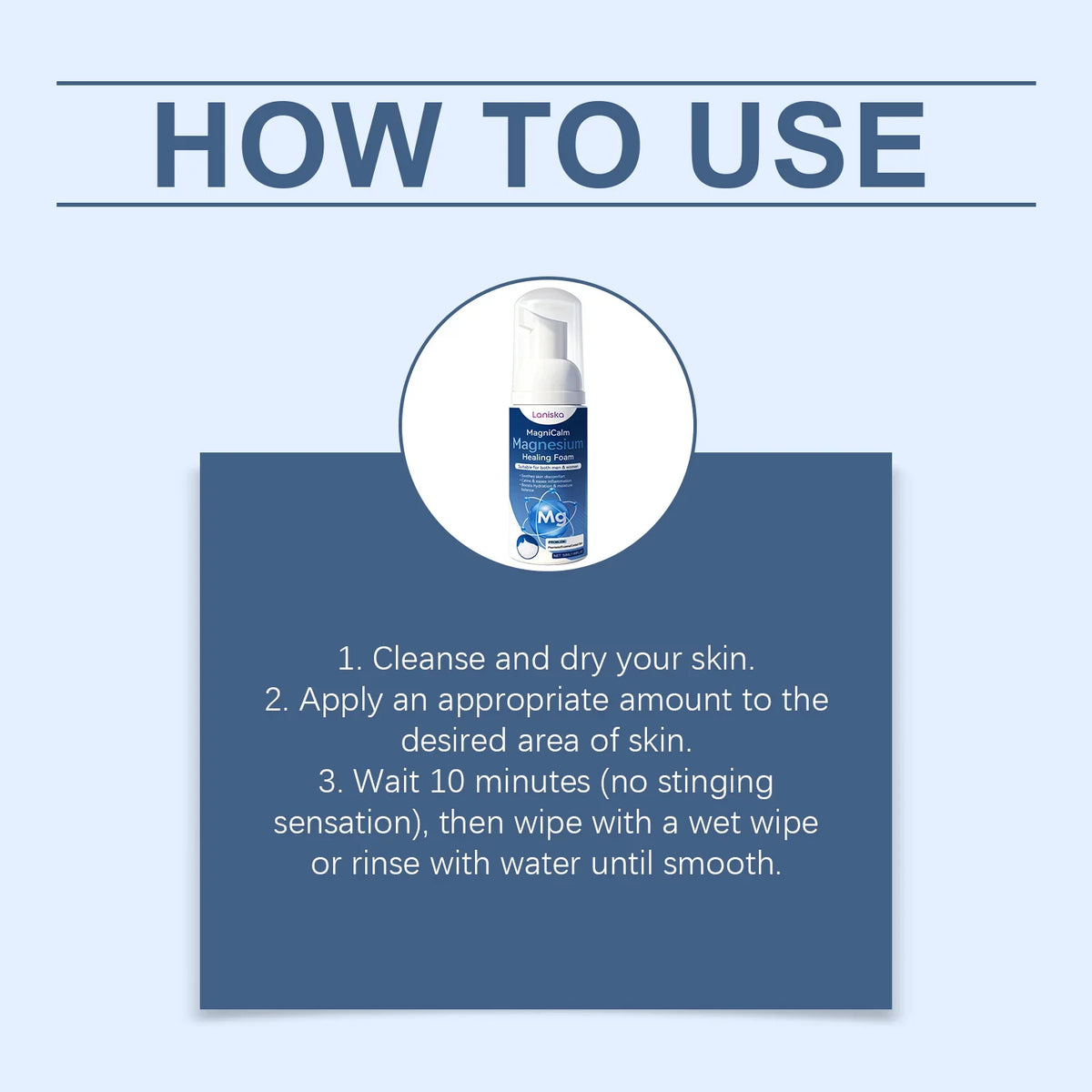 Magnesium Soothing Foam Moisturizing Anti-sensitivity Relieve Redness