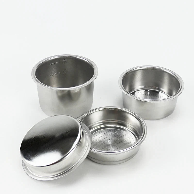 Espresso Filter Basket 51mm 58mm – 1/2/4 Cup Replacement