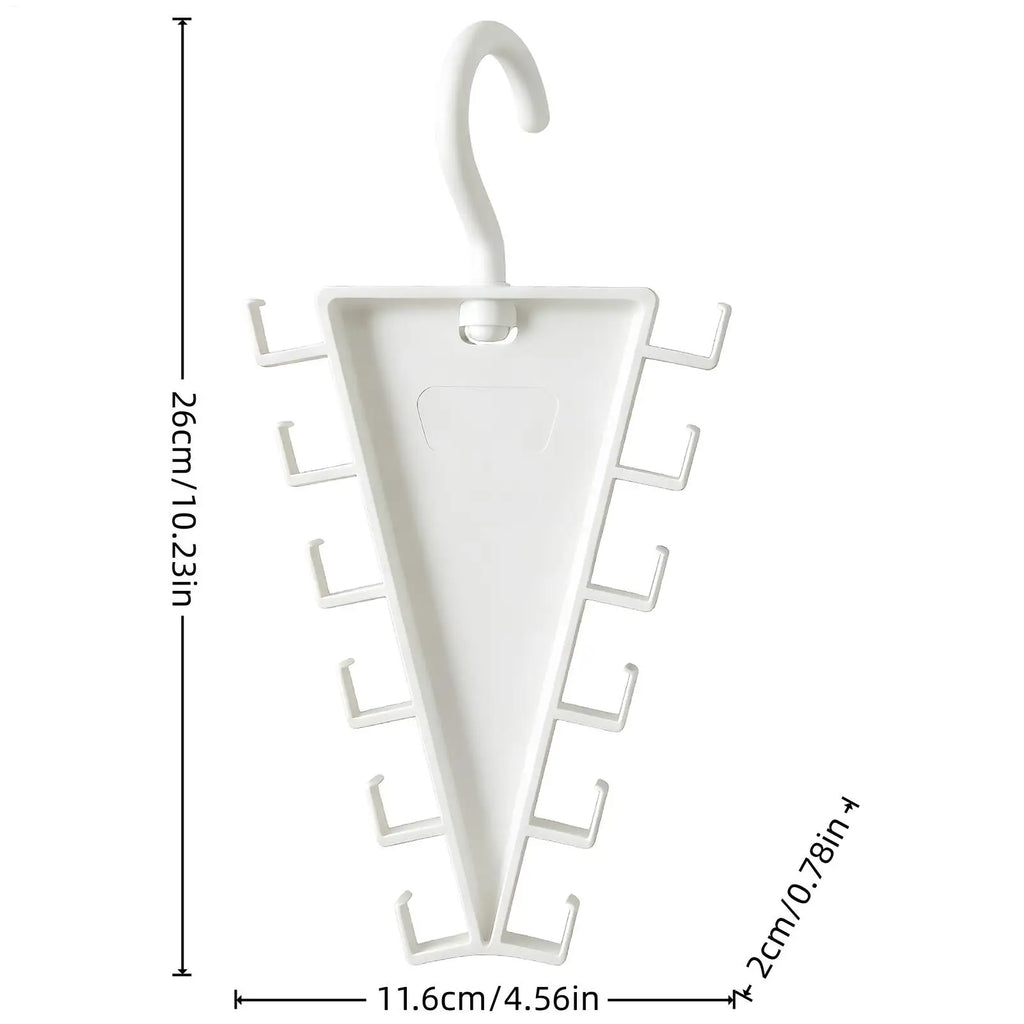 V-Shape Space Saving Hangers – Anti-Slip Closet Hook Organizer