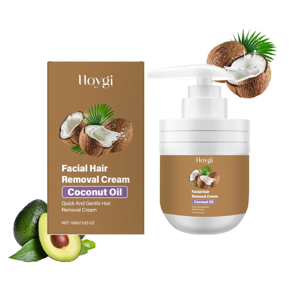 Coconut Hair Removal Cream 100g | Gentle Face Depilatory