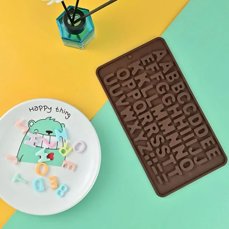 BPA-Free Silicone Chocolate Mold – Birthday Candy Baking Tool