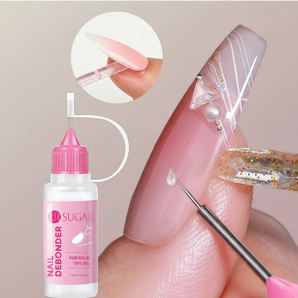Nail Solid Gel Glue Remover Debonder Fast Dissolve Liquid Fake Tips