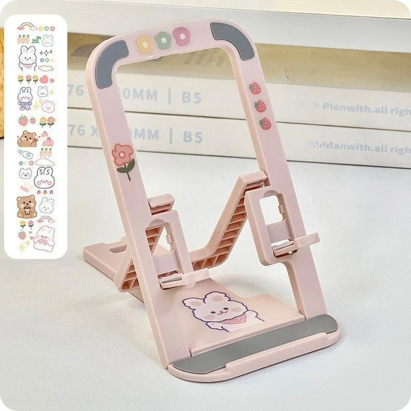 Foldable Desktop Phone & Tablet Stand | Portable Lazy Bracket